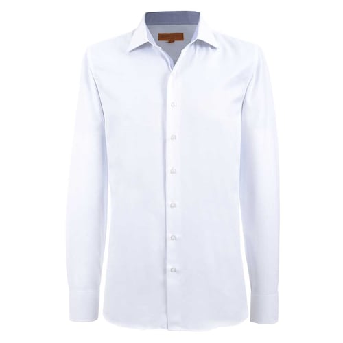 Camisa de Vestir Blanca para Caballero Carlo Corinto Slim Fit
