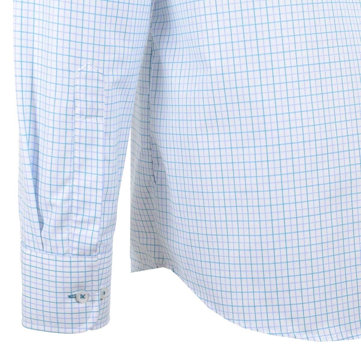 Camisa de Vestir para Caballero Azul Combinado Carlo Corinto Paris