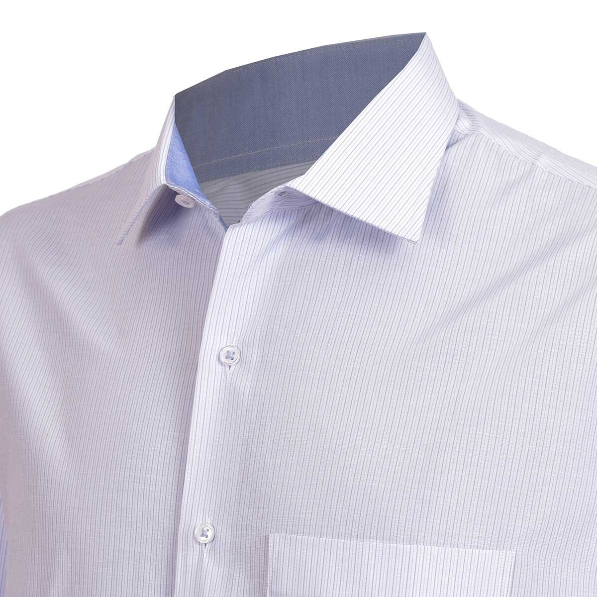 Camisa de Vestir para Caballero Color Azul Carlo Corinto Paris