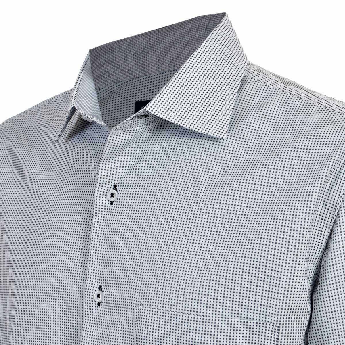 Camisa de Vestir para Caballero Negro Combinado Carlo Corinto Paris