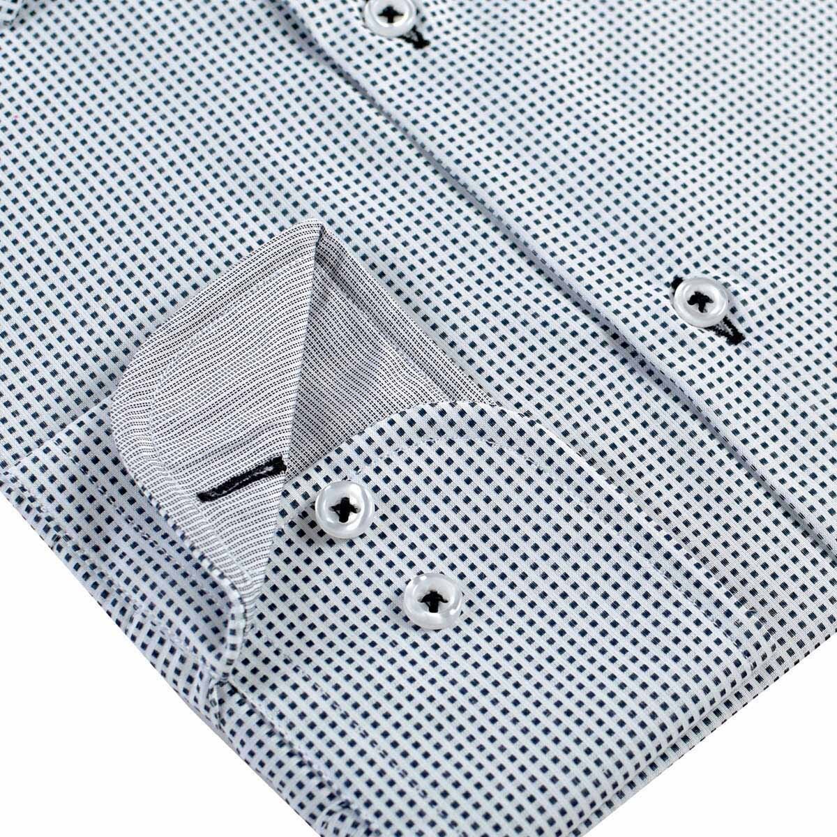 Camisa de Vestir para Caballero Negro Combinado Carlo Corinto Paris