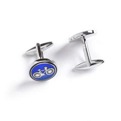 Mancuernillas Bici Azul Hickok
