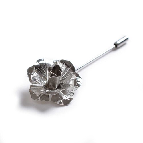 Fistol para Caballero en Forma de Flor Plata Hickok