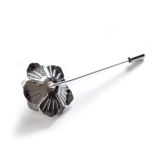 Fistol para Caballero en Forma de Flor Plata Hickok
