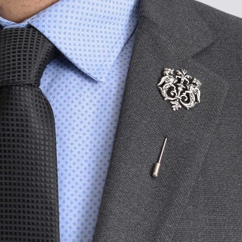 Fistol para Caballero en Forma de Flor Plata Hickok