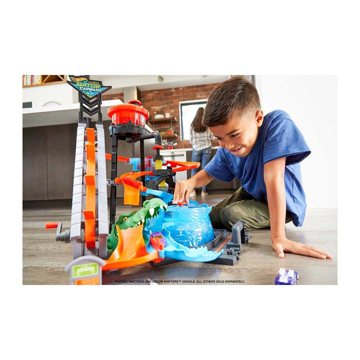 Hot Wheels Autolavado Ataque Del Lagarto Mattel