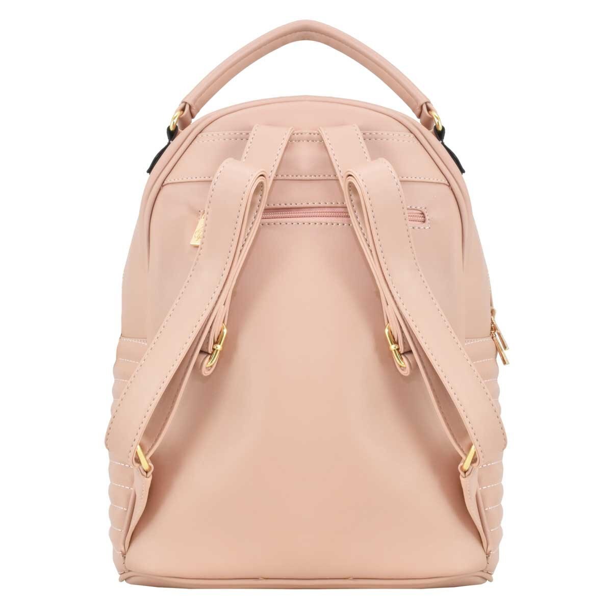 Bolso Backpack Rosa con Capitonado Baby Phat