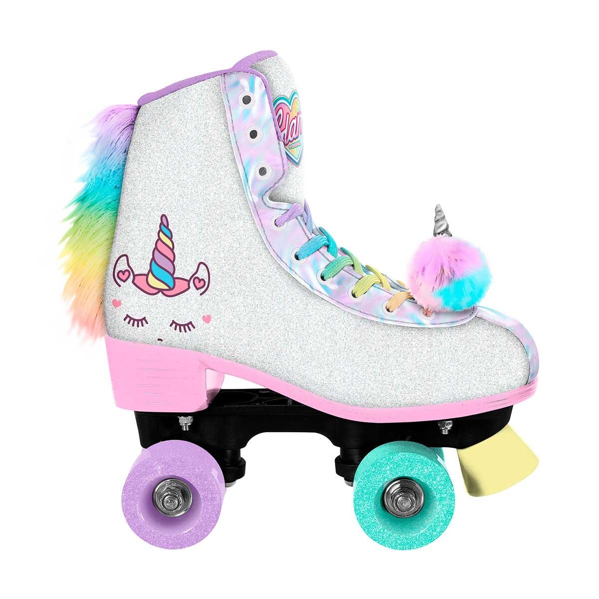 Patines Bota Unicornio Glam By Rush Girl Flying Wheel Talla 25