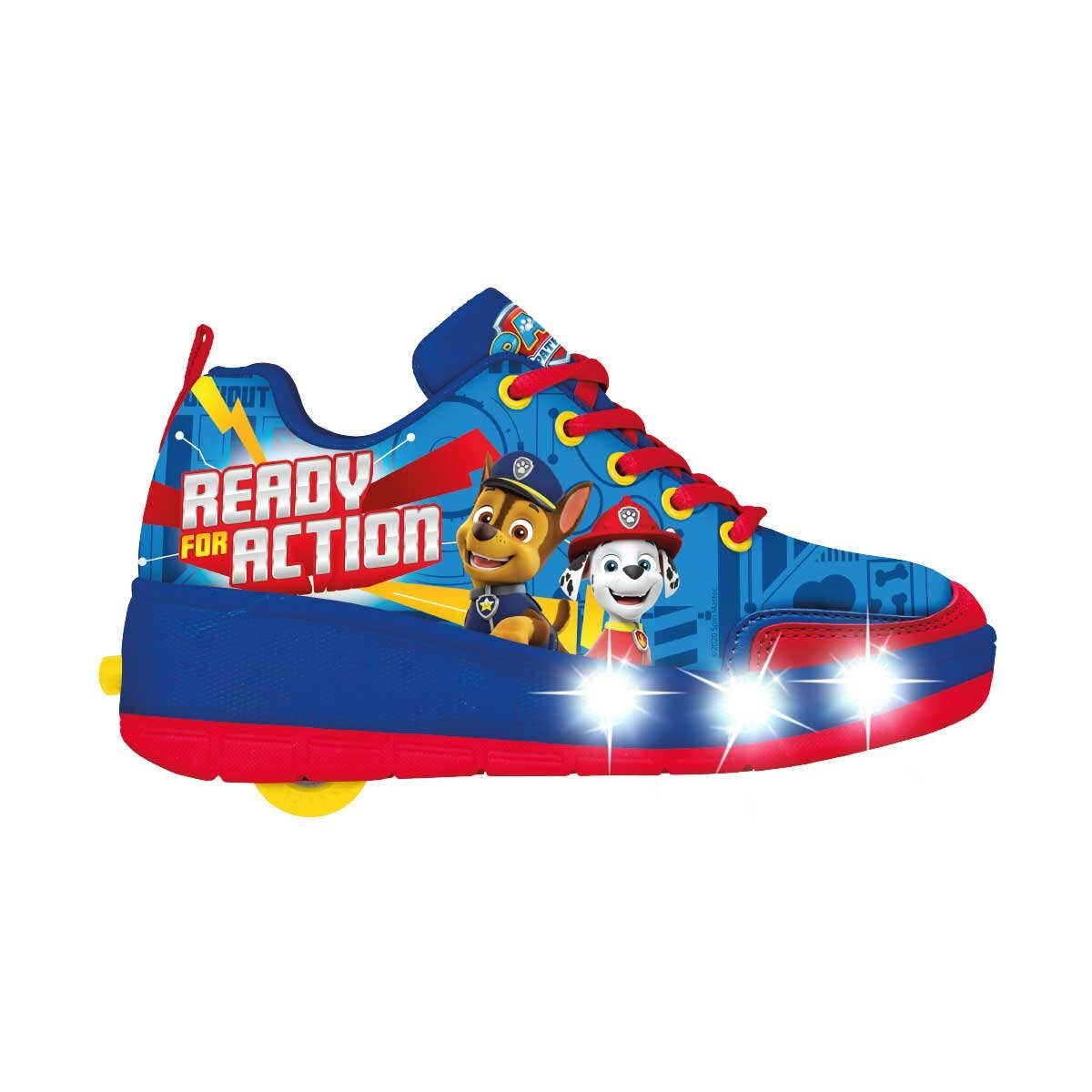 zapatos paw patrol con luces