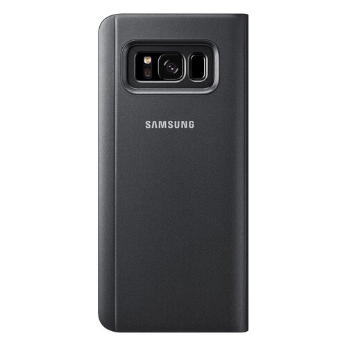 Cubierta Negra Clear View Standing para S8 Edge Samsung