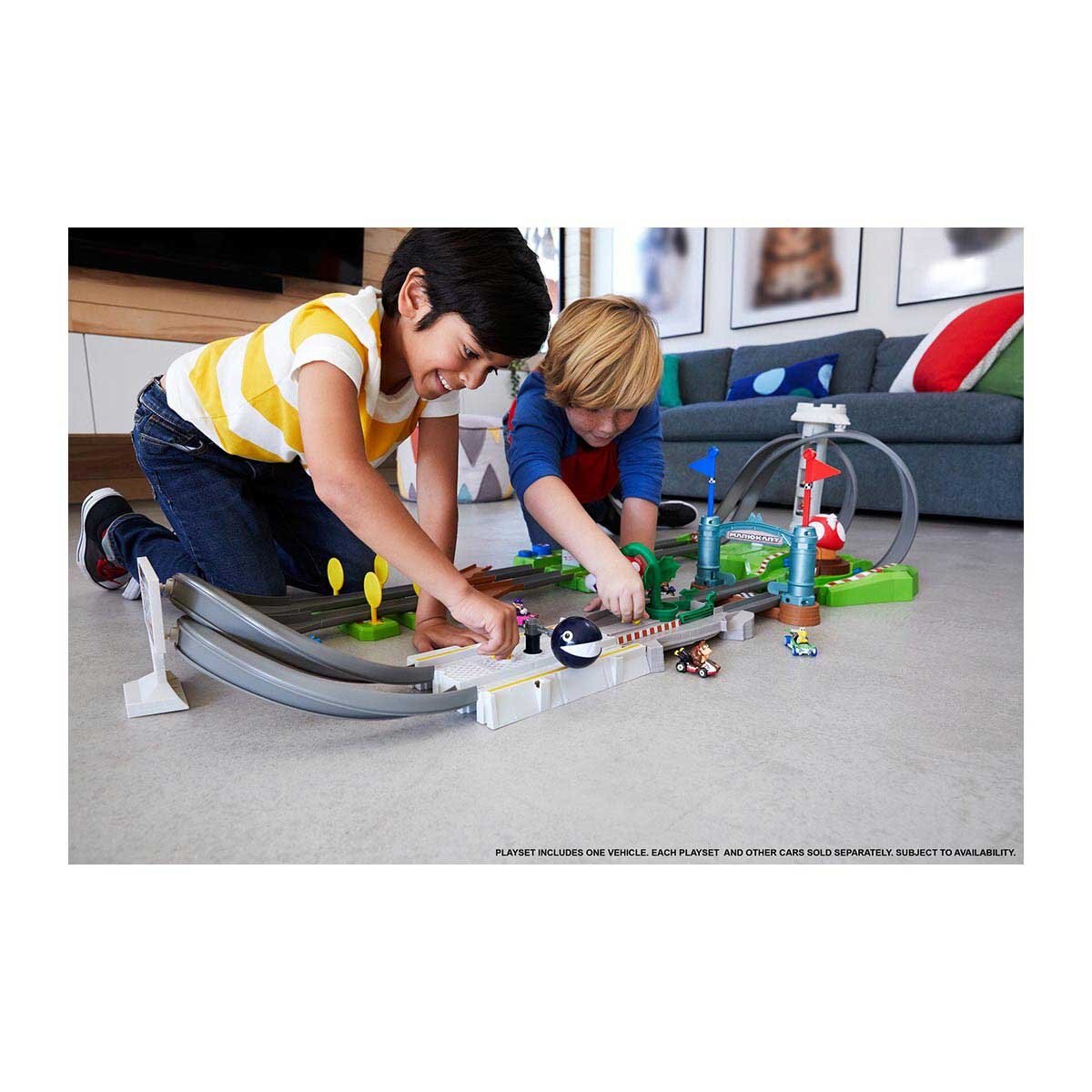 Mario Kart Pista de Circuito Largo Mattel