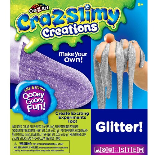 Slime Crazslimy Kit Glitter