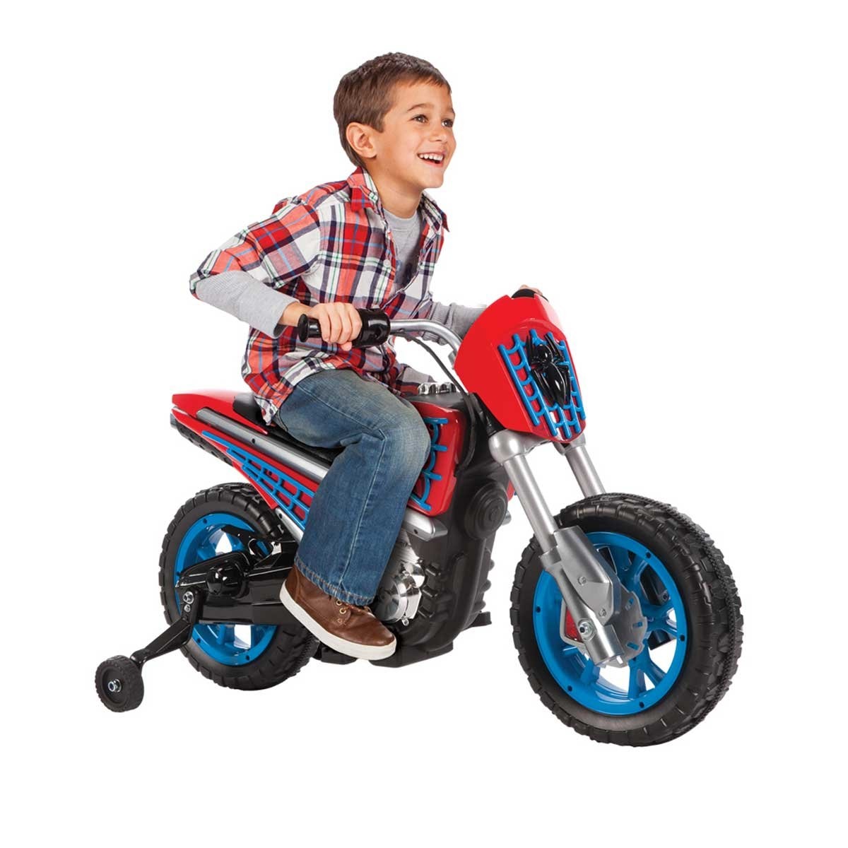 Montable Electrico Motocicleta Spiderman 6V Huffy