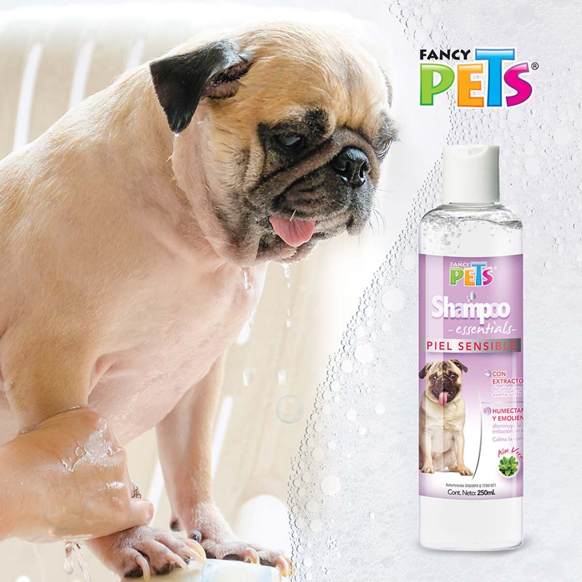Shampoo essentials piel sensible 250 ml fancy pets mod. fl3969 para