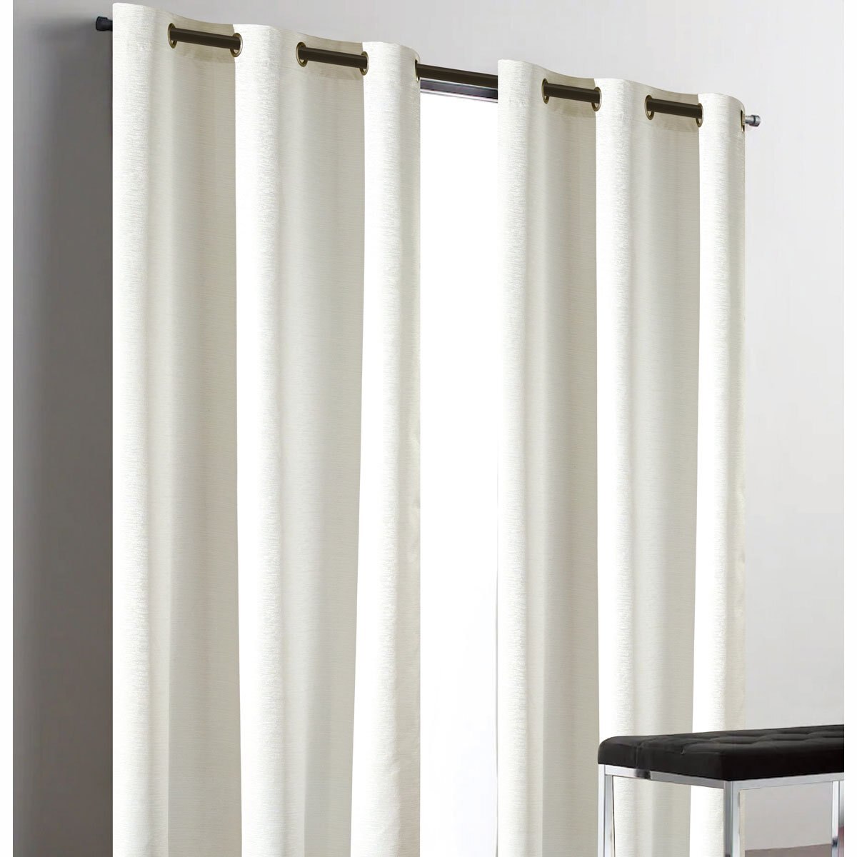 Cortina 2 Panels .95X2.10 Semi Opaca Culver City Ivory Chd Home