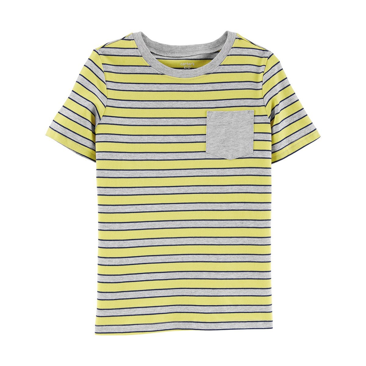 Playera Amarilla de Rayas Carters para Niño
