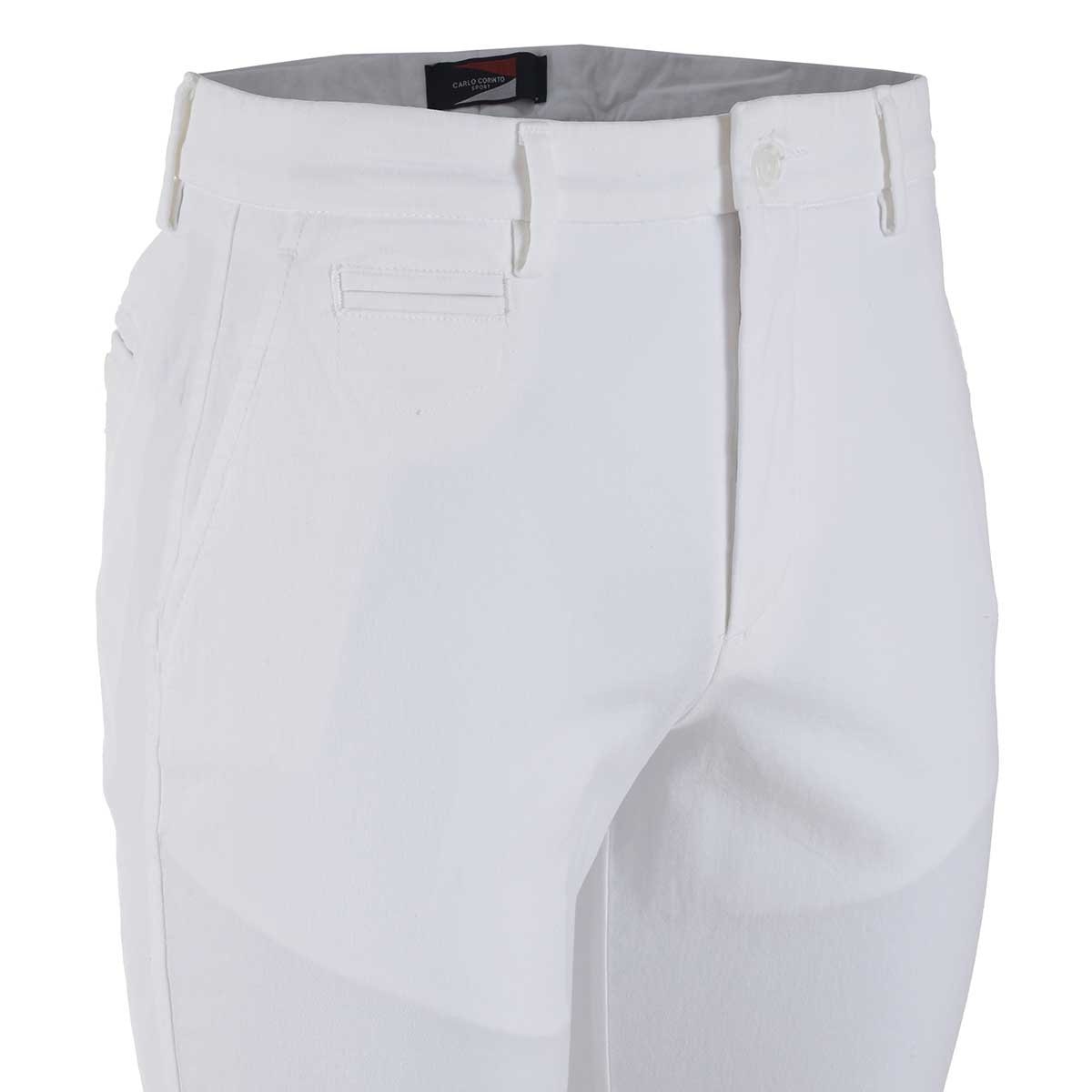 Pantalón de Gabardina Blanco para Caballero Carlo Corinto Sport