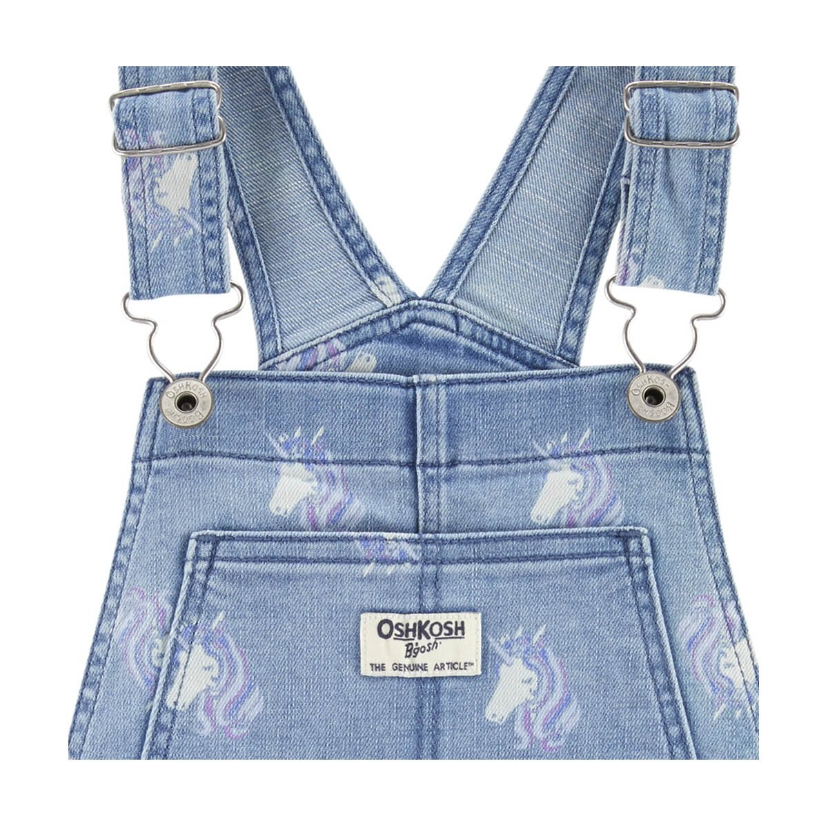 Short Azul Estampado de Unicornio para Niña Osh Kosh