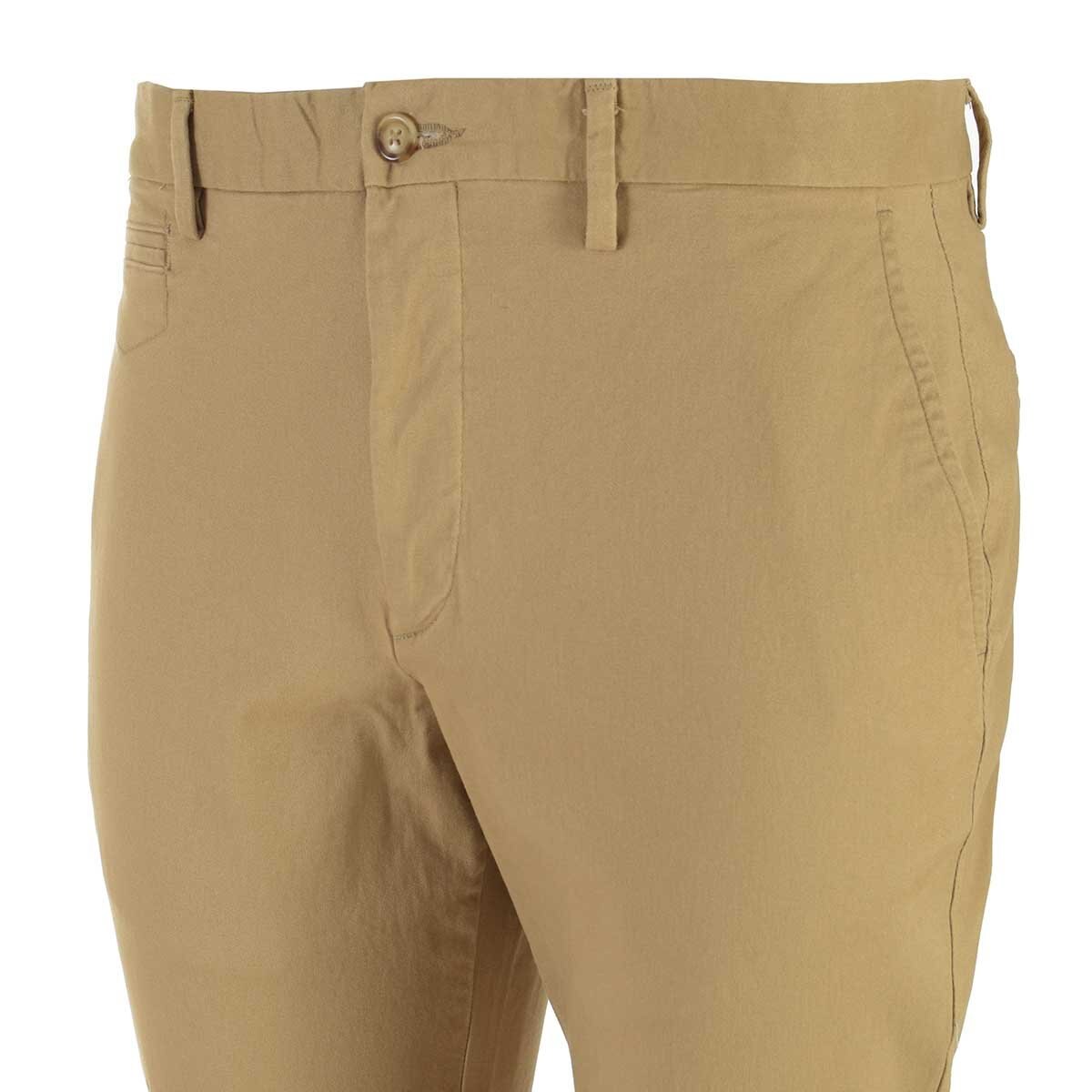 Pantalón de Gabardina Café Claro para Caballero Carlo Corinto Sport