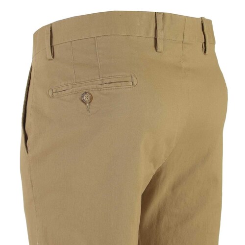 Pantal&oacute;n de Gabardina Caf&eacute; Claro para Caballero Carlo Corinto Sport