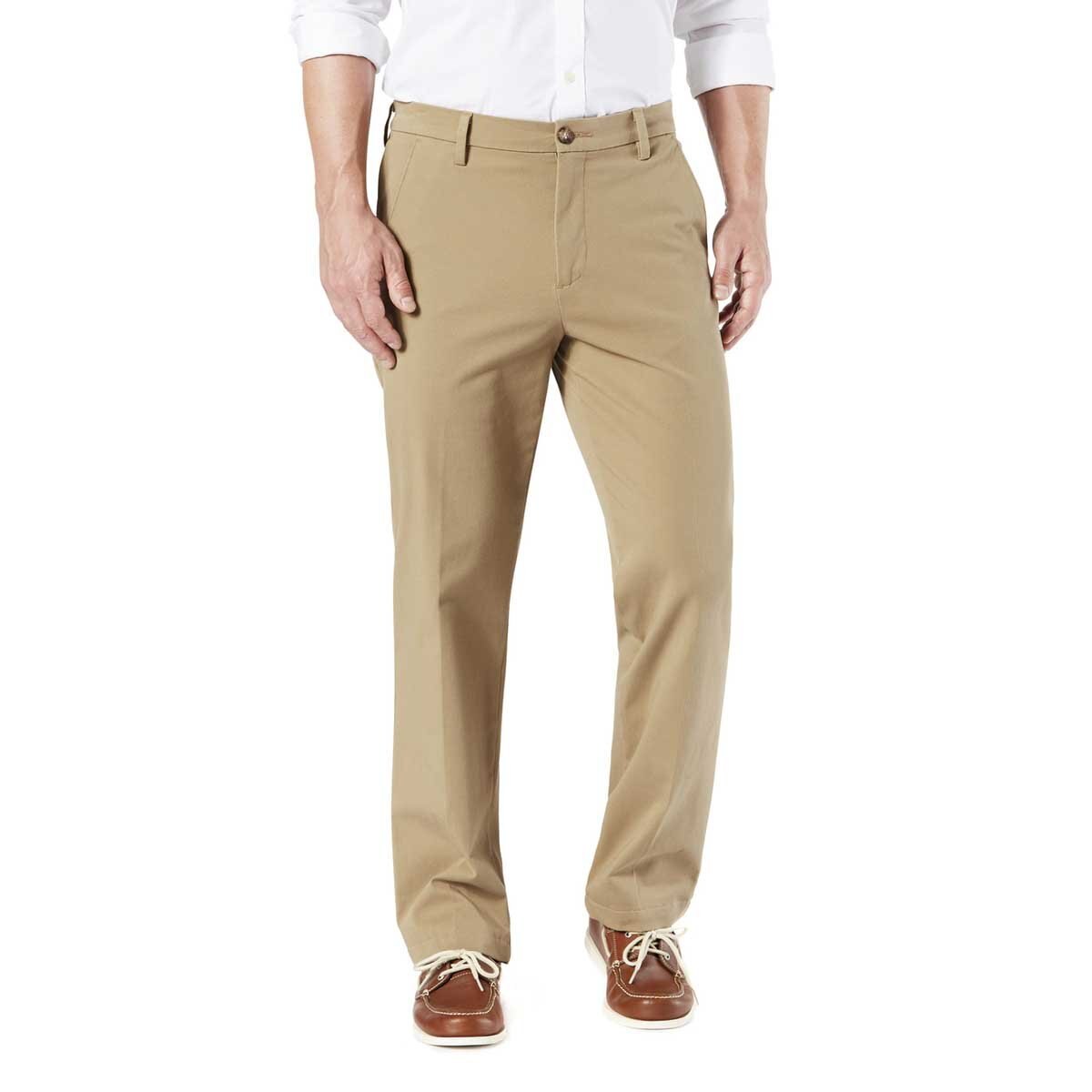 Pantalón Formal Café para Caballero Dockers Workday Khaki Straight