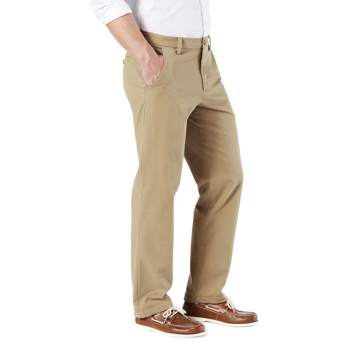 Pantalón Formal Café para Caballero Dockers Workday Khaki Straight