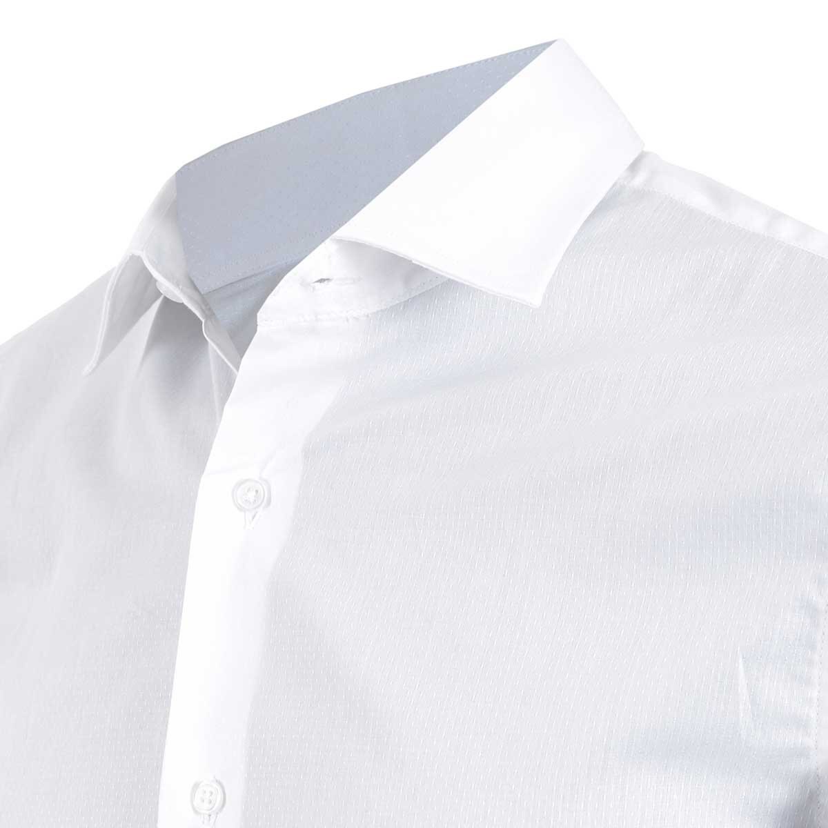 Camisa de Vestir Blanca para Caballero Carlo Corinto Slim Fit
