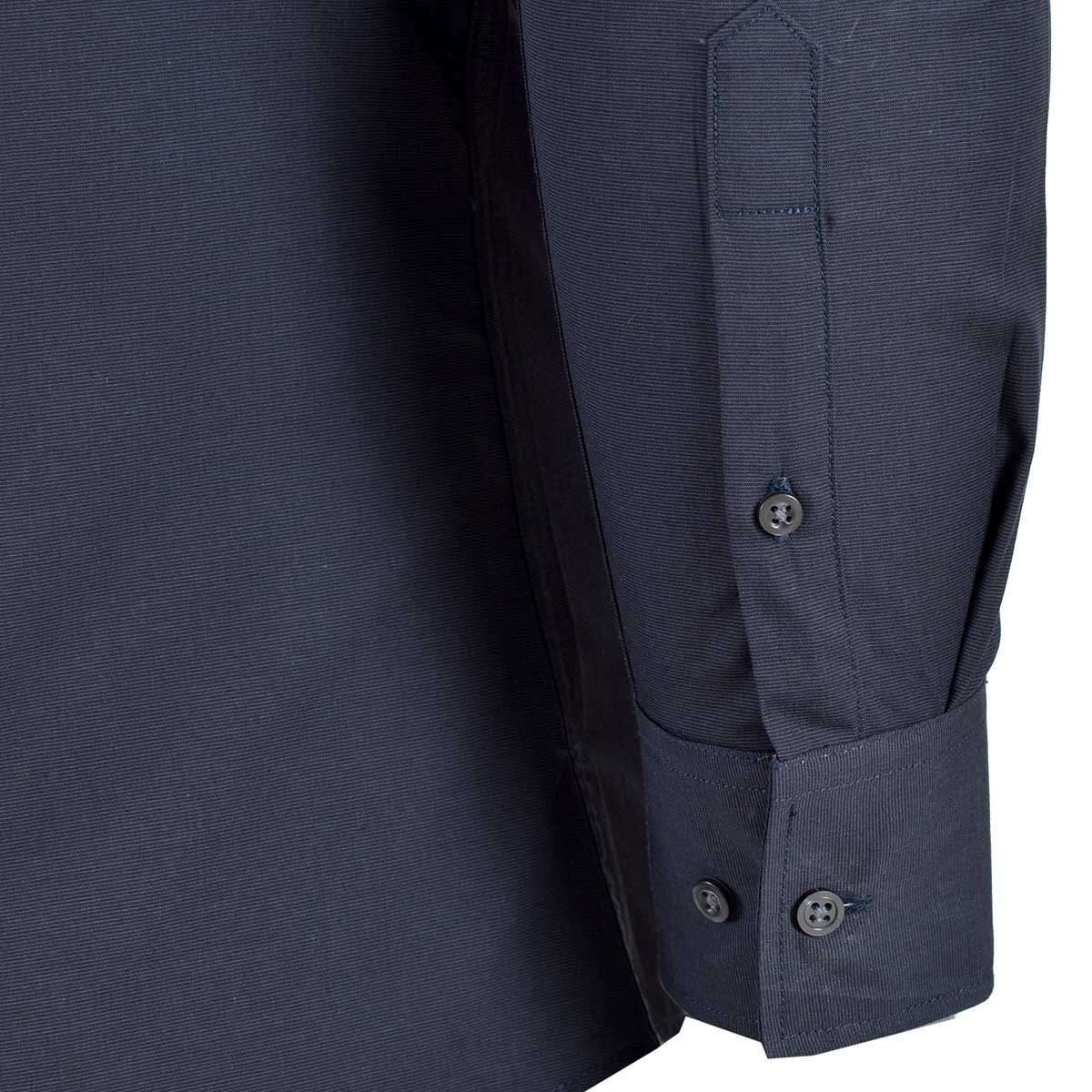 Camisa de Vestir Azul Obscuro para Caballero Carlo Corinto Slim Fit