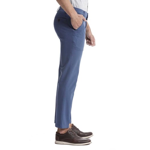 Pantal&oacute;n Formal Azul para Caballero Dockers Workday Khaki Slim