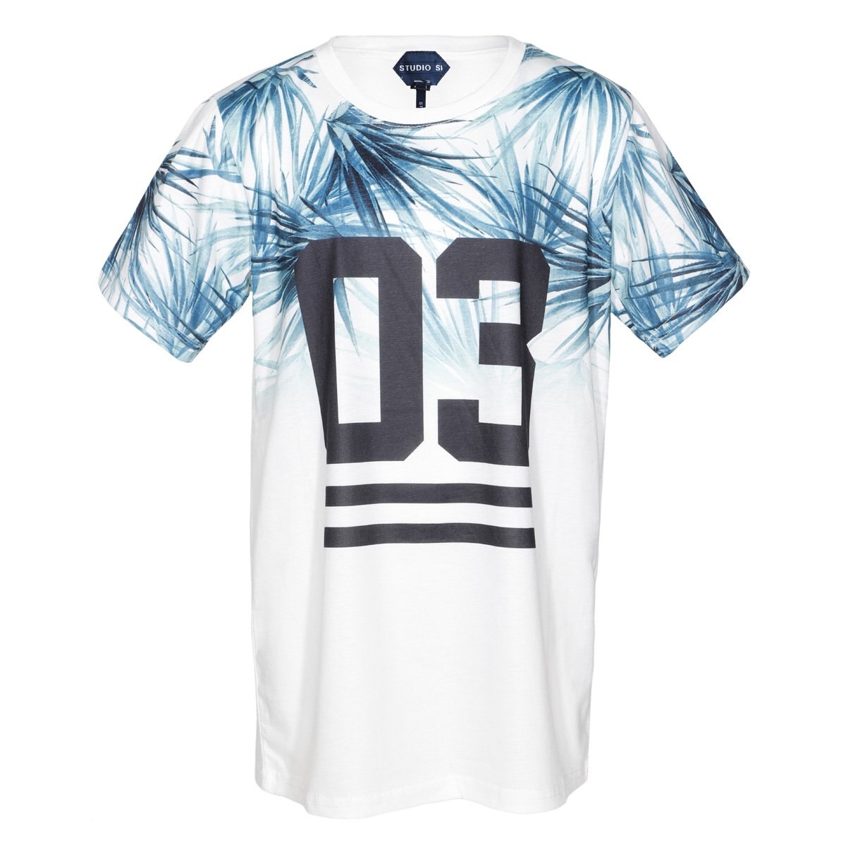 Playera para Niño con Estampado de Palmeras Studio si