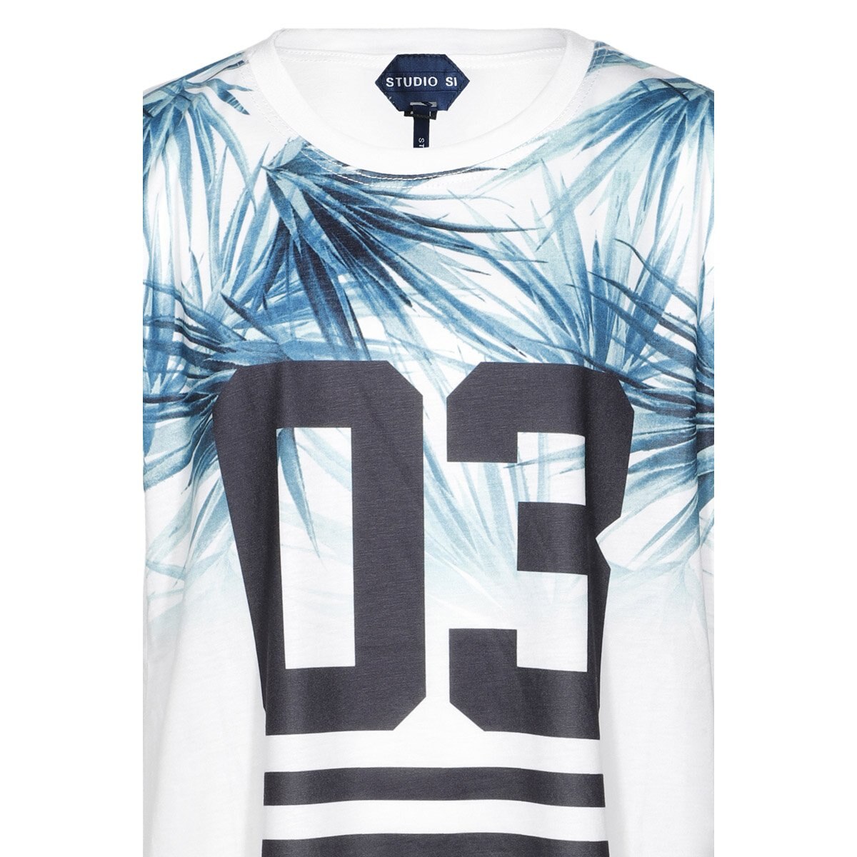 Playera para Niño con Estampado de Palmeras Studio si
