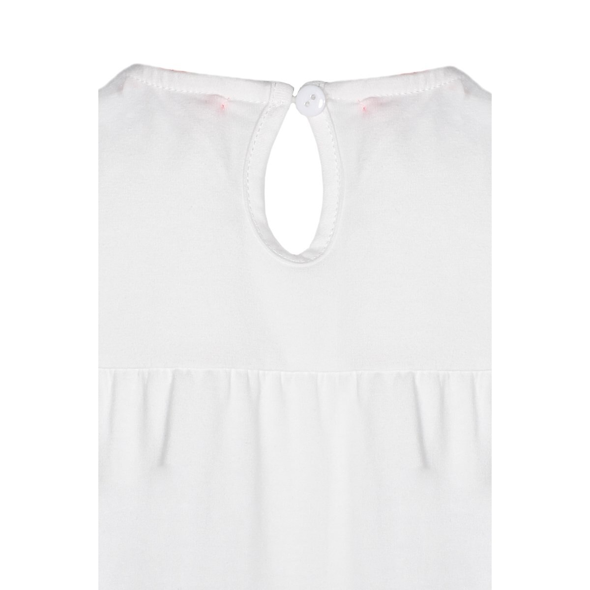 Playera Blanca para Niña con Aplicaciones al Frente Studio si