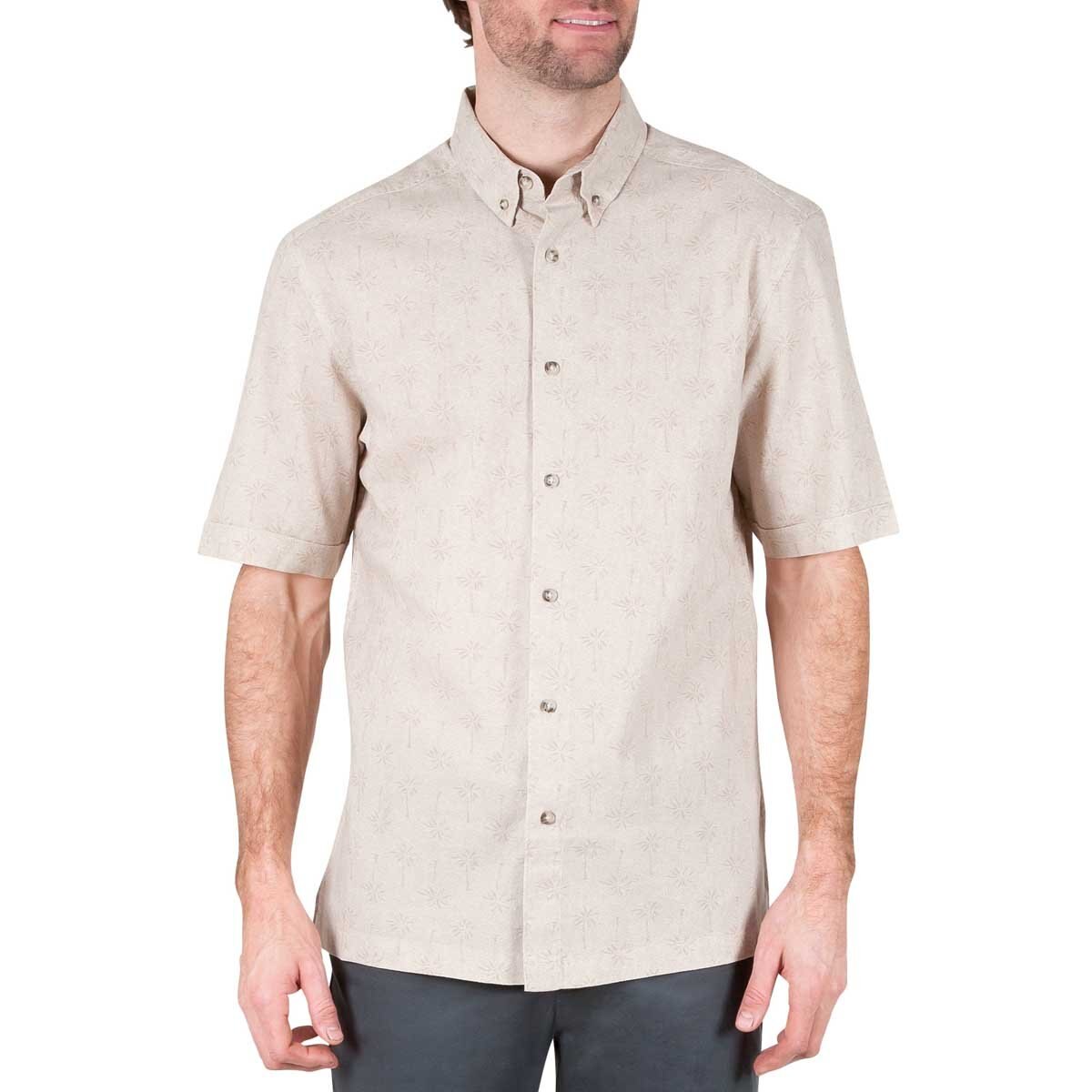 Camisa Manga Corta Estampada Palmas Haggar para Caballero