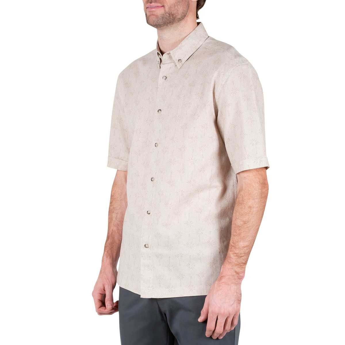 Camisa Manga Corta Estampada Palmas Haggar para Caballero