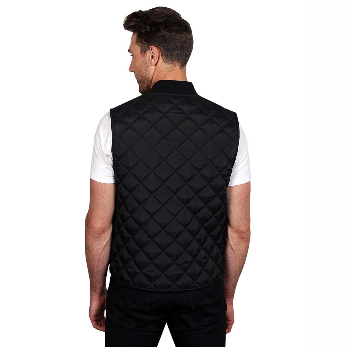 Chaleco Capitonado Negro para Caballero Cuello Mau Haggar