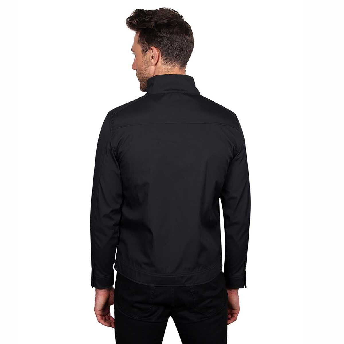 Chamarra Negra para Caballero Cuello Redondo Haggar
