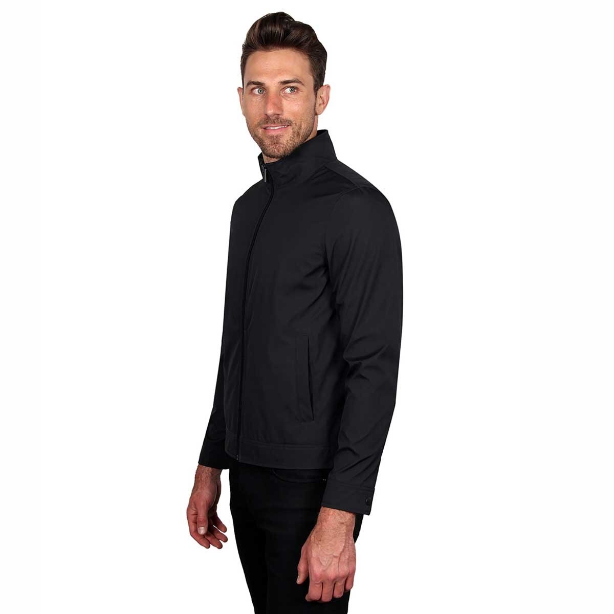 Chamarra Negra para Caballero Cuello Redondo Haggar