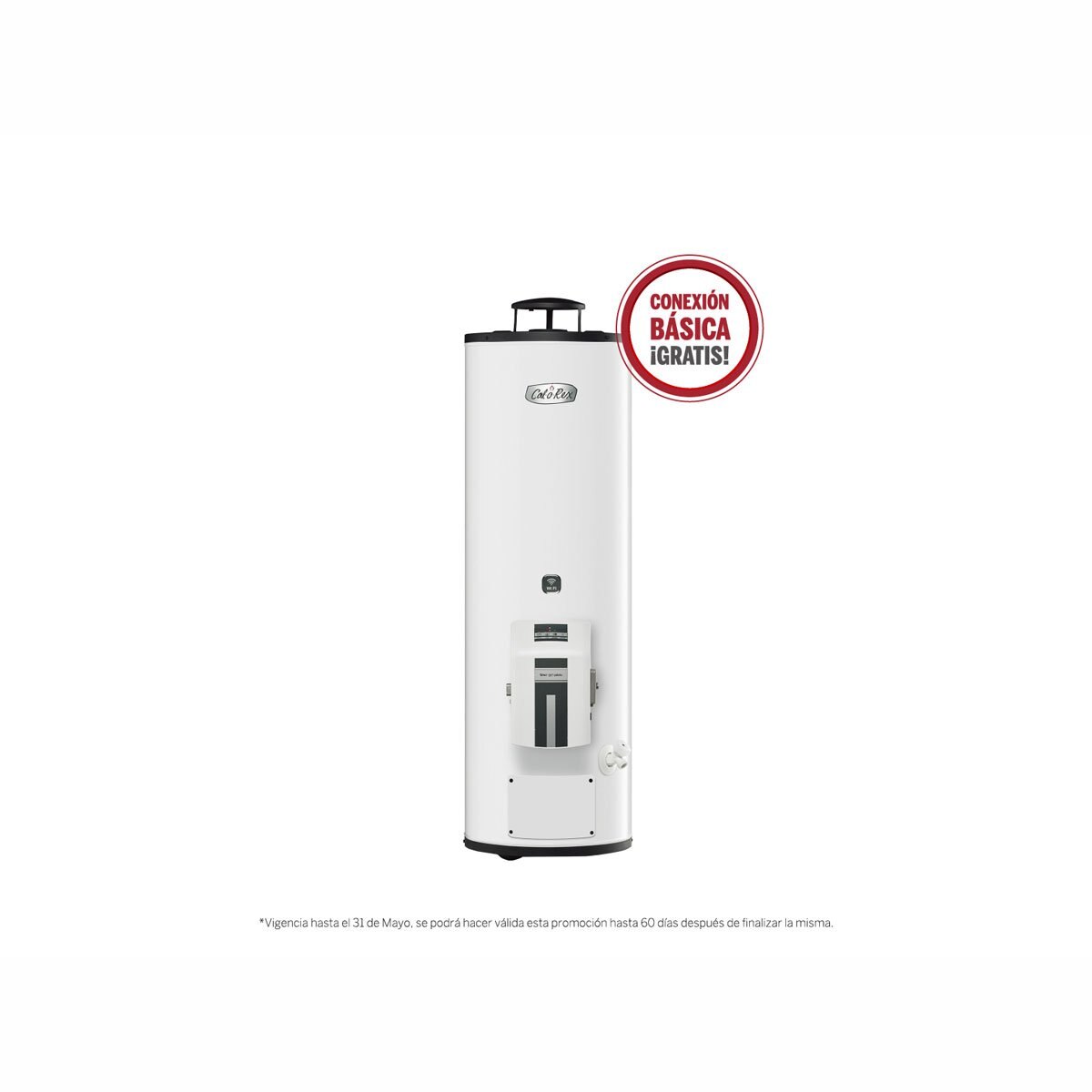 Calentador Calorex G-30 Sin Piloto Wi-Fi Gas Natural.