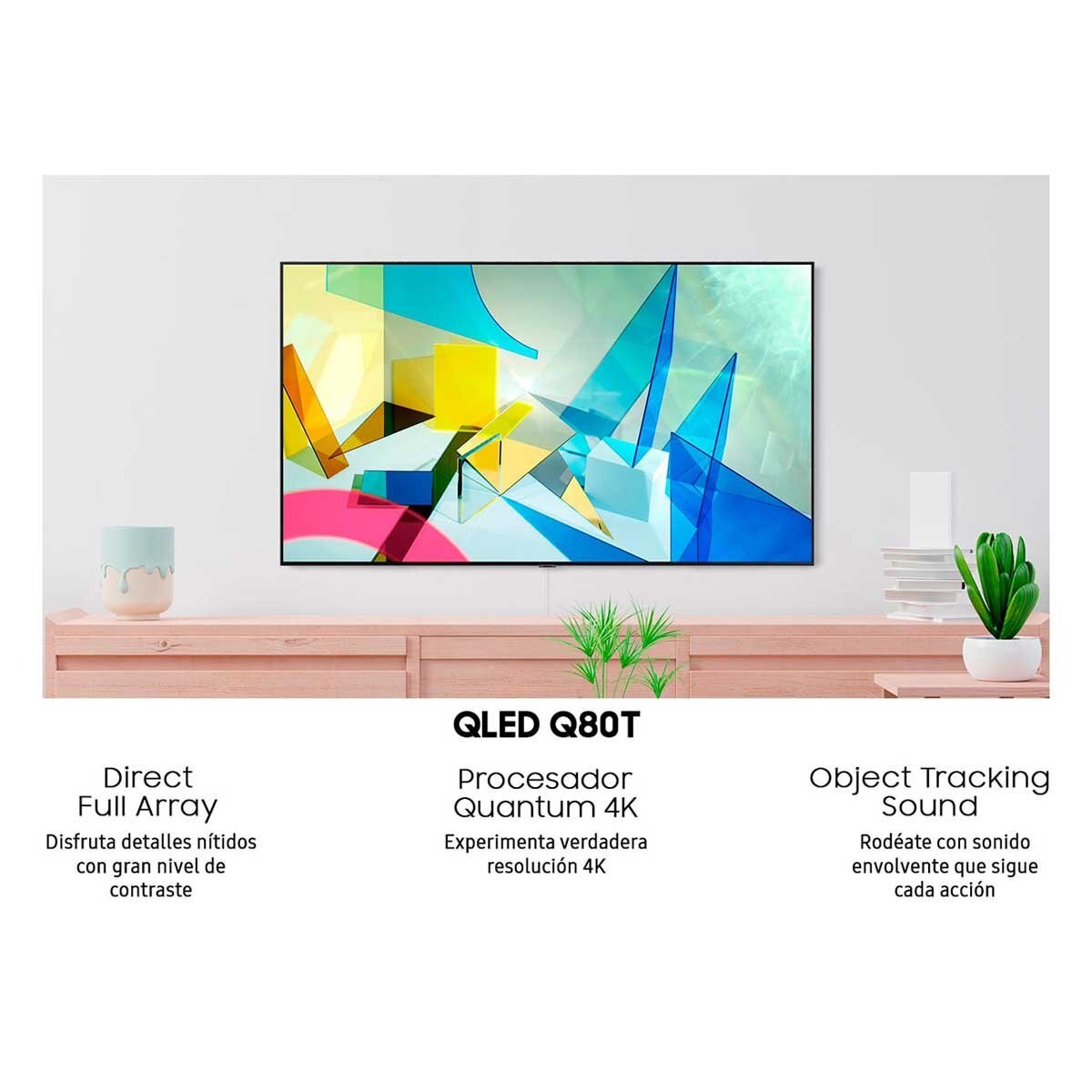 Pantalla 75" Qled Uhd Qn75Q80Tafxzx Samsung