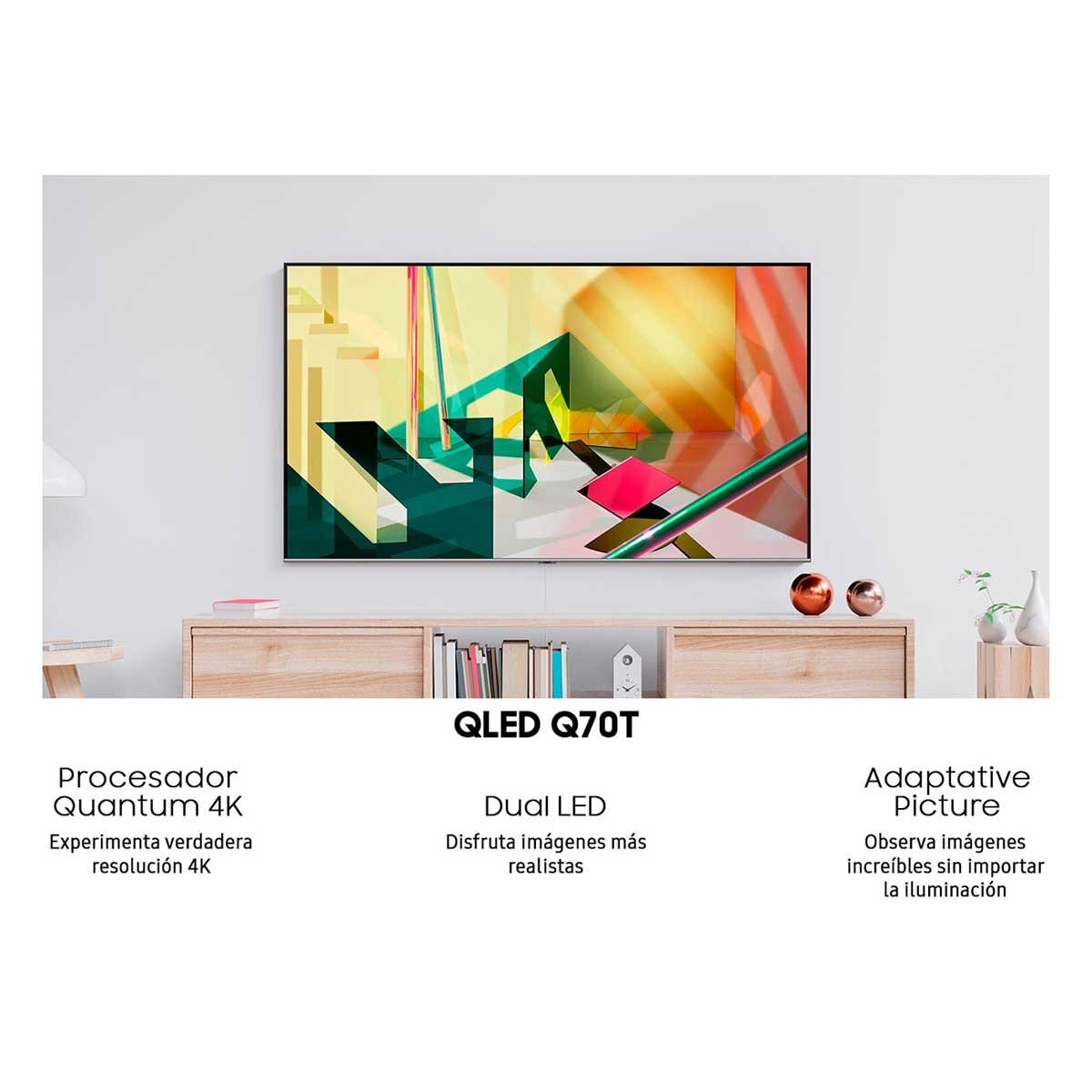 Pantalla 75" Qled Uhd Qn75Q70Tafxzx Samsung