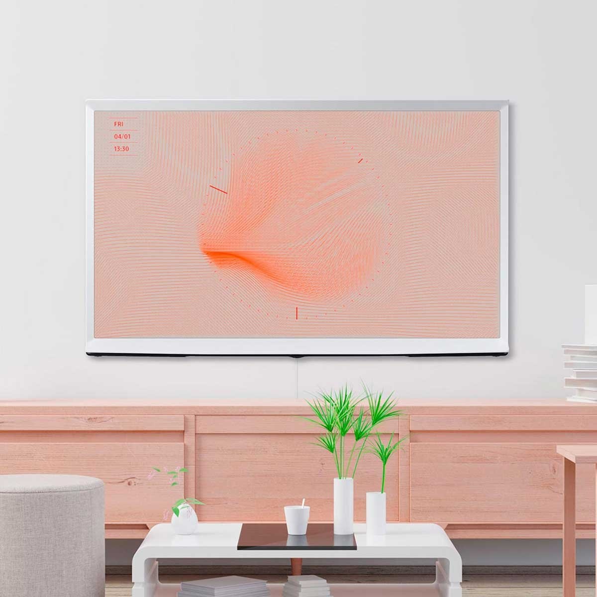 Pantalla 55" Qled Uhd 4K Serif Concept Qn55Ls01Tafxzx Samsung
