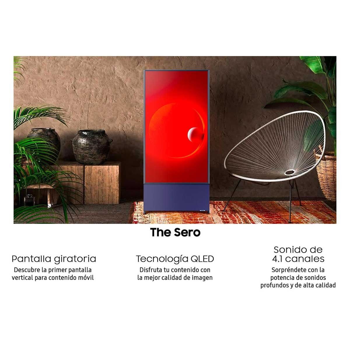 Pantalla 43" Qled Uhd 4K Sero Concept Qn43Ls05Tafxzx Samsung