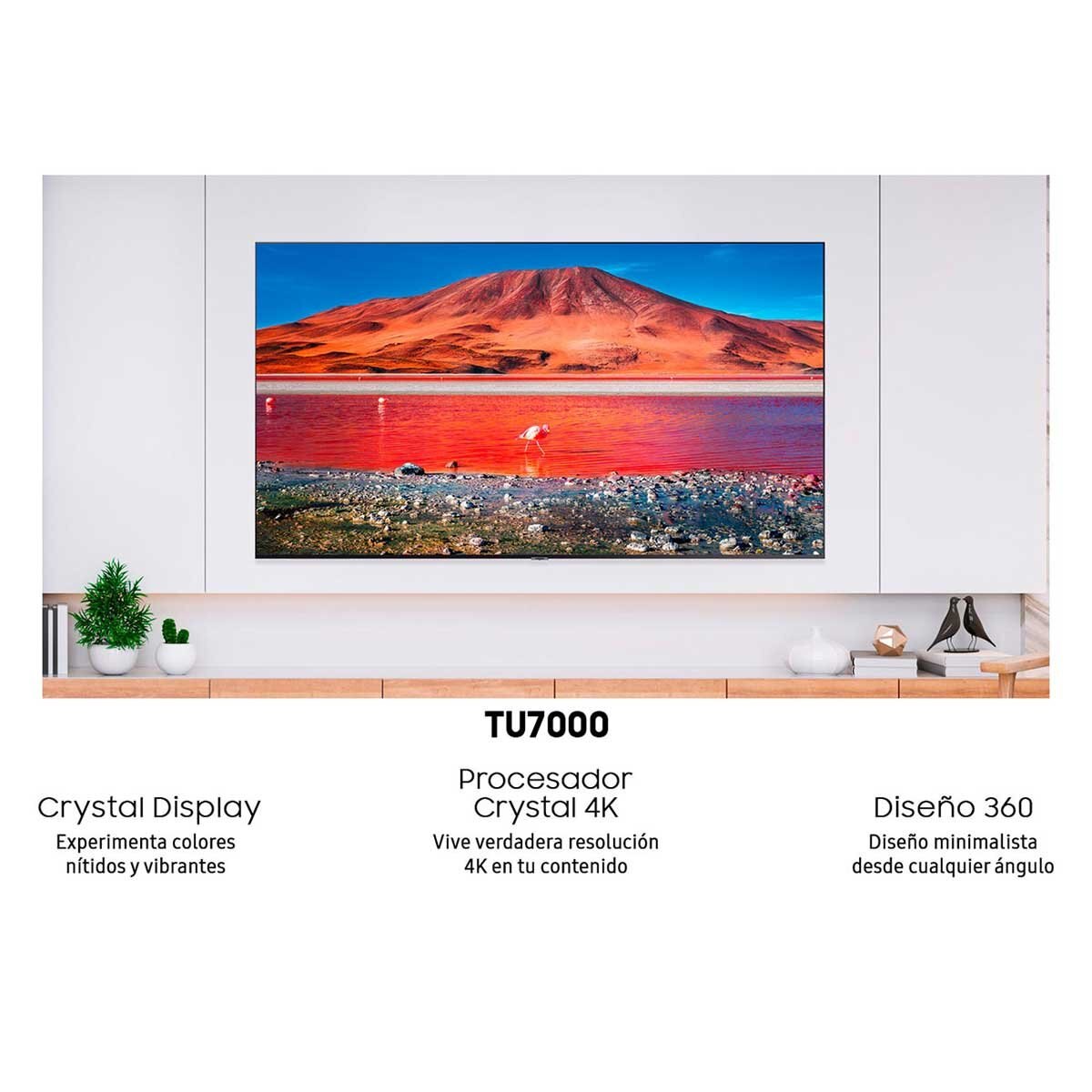Pantalla 82" Crystal Uhd 4K Un82Tu7000Fxzx Samsung