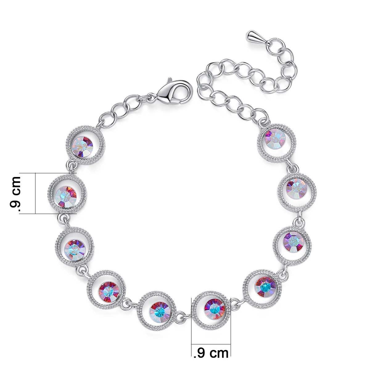 Pulsera Aurora Boreal Cristal Swarovski Forever Crystals