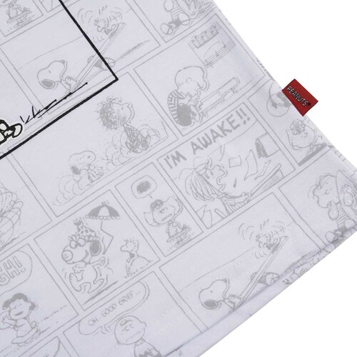 Playera para Niño Manga Ranglan Blanco Combinado Snoopy