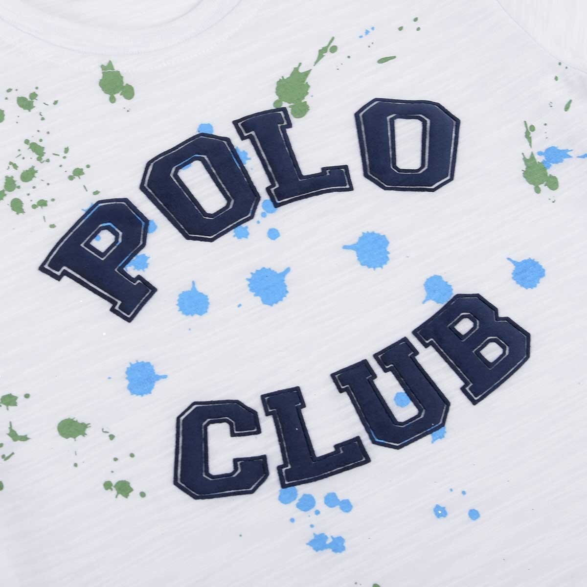 Playera Blanca para Niño Manga Corta Royal Polo Club