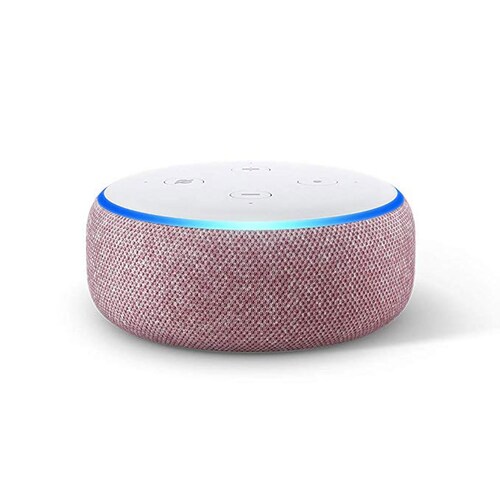 Bocina Inteligente Echo Dot Alexa Color Cereza