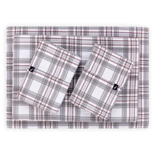 Sábanas de Franela Alexis Plaid  Nautica - King Size