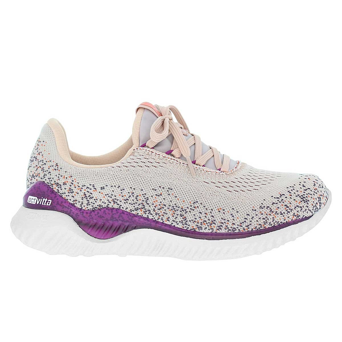 Tenis Rosa Combinado con Agujeta Activitta
