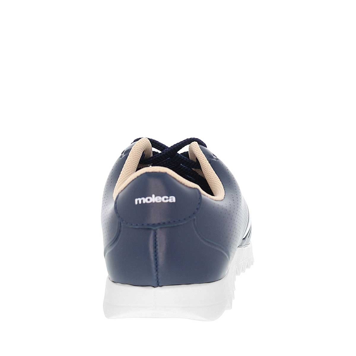 Tenis Azul Marino con Agujeta Moleca